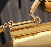 Dolce & Gabbana Sicily East West Gold Size 18 x 11 x 6 cm - 5