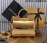 Dolce & Gabbana Medium Sicily Tote Bag Gold Size 20 x 16 x 8 cm - 1