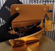 Dolce & Gabbana Medium Sicily Tote Bag Gold Size 20 x 16 x 8 cm - 6