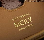 Dolce & Gabbana Medium Sicily Tote Bag Gold Size 20 x 16 x 8 cm - 2