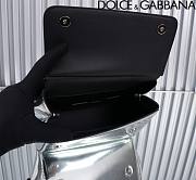 Dolce & Gabbana Medium Sicily Tote Bag Silver Size 20 x 16 x 8 cm - 2