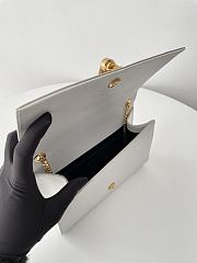 YSL Kate Chain Bag White Gold Hardware Size 24 x 14.5 x 5 cm - 5