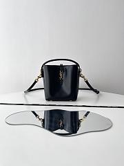 YSL L E 37 Latest Mini Bucket Black Size 15 x 13 x 6 cm - 1