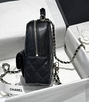 Chanel 24C Mini Small School Bag Backpack Black Size 22 x 18 x 10 cm - 5