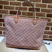  Gucci Ophidia GG Canvas Tote Pink Size 40 x 33 x 19 cm - 5