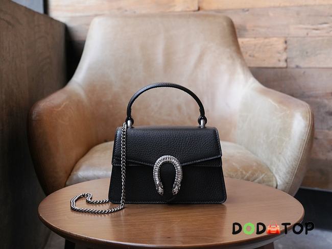 Gucci Dionysus Mini Top Handle Bag Black Size 18 x 12 x 6 cm - 1