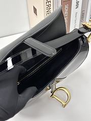 Dior Saddle Bag Patent Leather Size 25 × 20 × 6 cm - 4