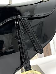 Dior Saddle Bag Patent Leather Size 25 × 20 × 6 cm - 5