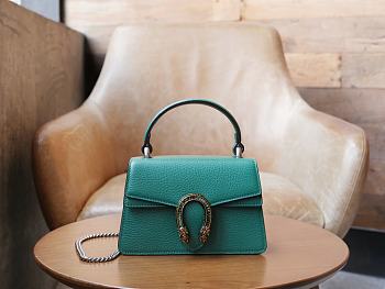 Gucci Dionysus Mini Top Handle Bag Green Size 18 x 12 x 6 cm