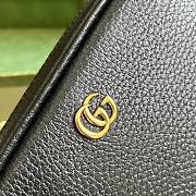 Gucci GG Marmont Super Mini Shoulder Bag Black Size 11 x 18.5 x 4 cm - 2