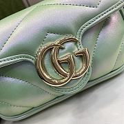 Gucci GG Marmont Super Mini Bag Green Size 10 x 16.5 x 4.5 cm - 6