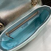 Gucci GG Marmont Small Bag Blue Size 26 cm - 4