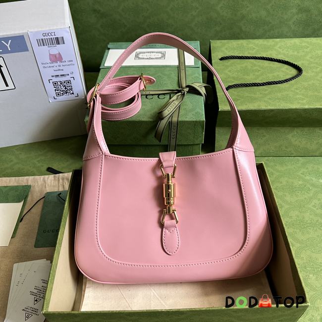 Gucci Jackie 1961 Shoulder Bag Pink Size 27.5 x 19 x 4 cm - 1