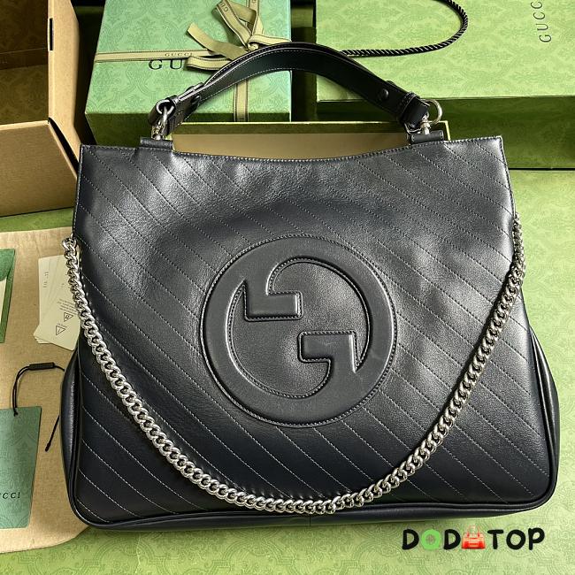 Gucci Blondie Medium Tote Bag Black Size 34.5 x 41 x 8 cm - 1