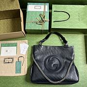 Gucci Blondie Medium Tote Bag Black Size 34.5 x 41 x 8 cm - 3
