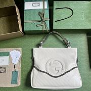 Gucci Blondie Medium Tote Bag White Size 34.5 x 41 x 8 cm - 3