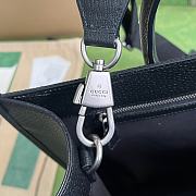 Gucci Jumbo GG Tote Bag Black Size 37 x 32.5 x 15 cm - 5