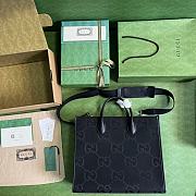 Gucci Jumbo GG Tote Bag Black Size 37 x 32.5 x 15 cm - 4