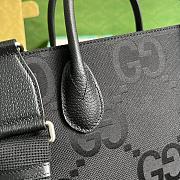 Gucci Jumbo GG Tote Bag Black Size 37 x 32.5 x 15 cm - 3