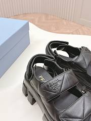 Prada Triangle-logo Quilted Leather in Black - 6