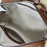 Gucci Jumbo GG Small Duffle Bag In Brown Leather Size 45 x 29 x 25 cm - 5