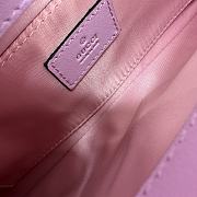 Gucci Horsebit Chain Medium Shoulder Bag Pink Pearl Size 38 x 15 x 16 cm - 2