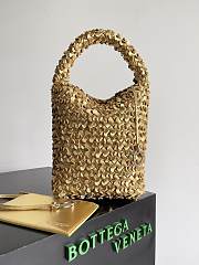 Bottega Veneta Small Cabat Bucket Bag Gold Size 26 x 13 x 21 cm - 1