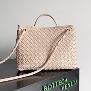 Bottega Veneta Andiamo Medium Bag Pink Size 32 x 24 x 12 cm - 3