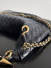 Bottega Veneta Sardine With Chain Dark Blue Size 33 x 20 x 4 cm - 2