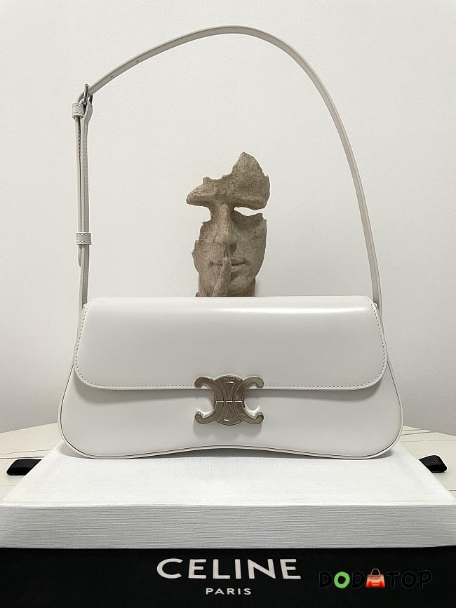 Celine Lola Bag Medium White Size 28 × 12 × 5 cm - 1