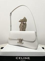 Celine Lola Bag Medium White Size 28 × 12 × 5 cm - 6