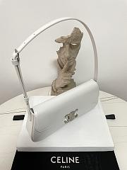 Celine Lola Bag Medium White Size 28 × 12 × 5 cm - 3