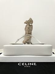 Celine Lola Bag Medium White Size 28 × 12 × 5 cm - 2