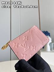 Louis Vuitton LV Romy Card Holder Monogram Canvas Pink Size 12 x 8 x 0.8 cm - 4