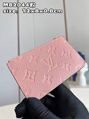 Louis Vuitton LV Romy Card Holder Monogram Canvas Pink Size 12 x 8 x 0.8 cm - 2