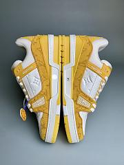 Louis Vuitton Men's Trainer Velcro Sneakers Yellow - 2