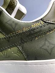 Louis Vuitton x Nike Air Force 1 Green Sneakers - 6