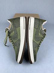 Louis Vuitton x Nike Air Force 1 Green Sneakers - 5
