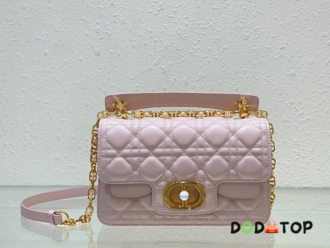 Dior Mini Dior Jolie Top Handle Bag Pink Size 22 x 14 x 8 cm - 1