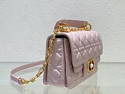 Dior Mini Dior Jolie Top Handle Bag Pink Size 22 x 14 x 8 cm - 3
