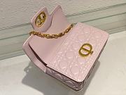 Dior Mini Dior Jolie Top Handle Bag Pink Size 22 x 14 x 8 cm - 4