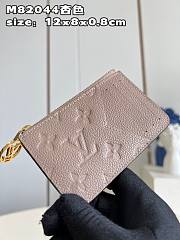 Louis Vuitton LV Romy Card Holder Monogram Canvas Beige Size 12 x 8 x 0.8 cm - 3