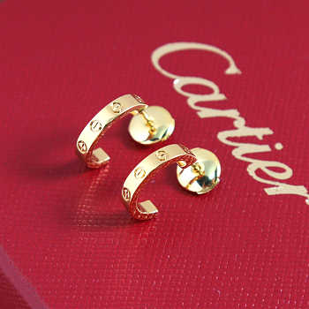 Cartier Love Earrings Gold/Rose Gold/Silver