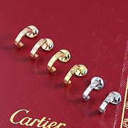 Cartier Love Earrings Gold/Rose Gold/Silver - 3