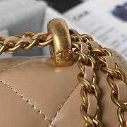 Chanel WOC Beige Bag Size 12 x 19 x 8 cm - 6