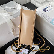 Chanel WOC Beige Bag Size 12 x 19 x 8 cm - 5