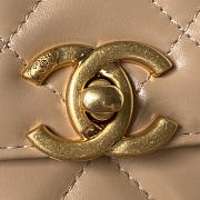 Chanel WOC Beige Bag Size 12 x 19 x 8 cm - 2