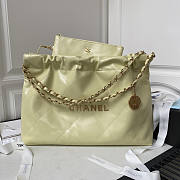 Chanel 22 Tote Handbag Yellow Size 30 × 45 × 8 cm - 1