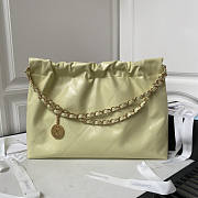 Chanel 22 Tote Handbag Yellow Size 30 × 45 × 8 cm - 5