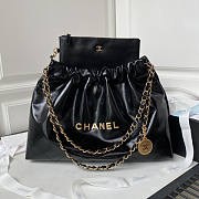 Chanel 22 Tote Handbag Gold Hardware Black Size 30 × 45 × 8 cm - 1